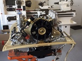 Honey coloured engine shroud for Porsche 914 engine
