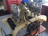 Engine shroud made from fiberglass with oil cooler duct