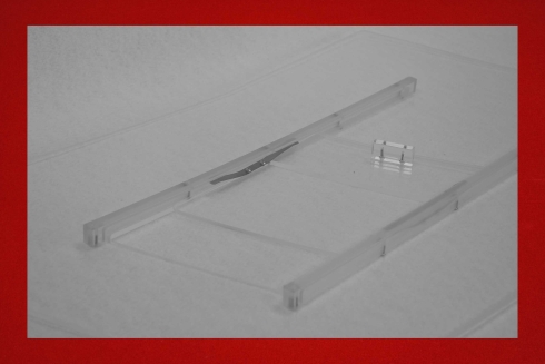 Lightweight door windows with sliders 914 3 mm clear