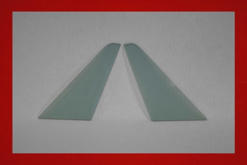 Lightweight triangle windows 911 / 964 / 993 (Targa / Cabriolet) 3 mm grey tinted
