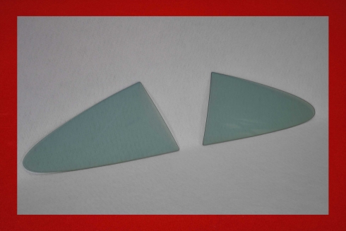 Lightweight rear quarter windows for aero frames 911 / 964 / 993 green tinted