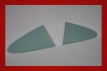 Lightweight rear quarter windows for aero frames 911 / 964 / 993 green tinted