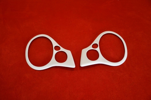 Scheinwerferblenden 996 MK2 / 986 Boxster MK2 - mit Waschdüsenöffnung