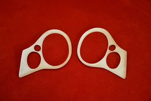 Scheinwerferblenden 996 MK2 / 986 Boxster MK2 - mit Waschdüsenöffnung