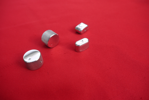 Control knobs for climate control panel 964 and 993 aluminum polished