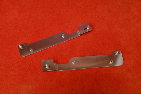 Türtaschen im Singer Style für 911 / 964 / 993 - farblos eloxiert