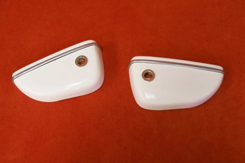 Türtaschen im Singer Style für 911 / 964 / 993 - farblos eloxiert