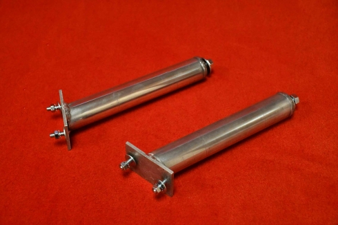 Shortened lightweight impact tubes (aluminium) - rear