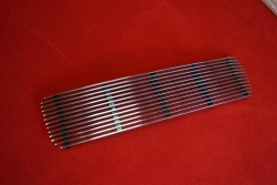 Duck tail engine grille - chrome