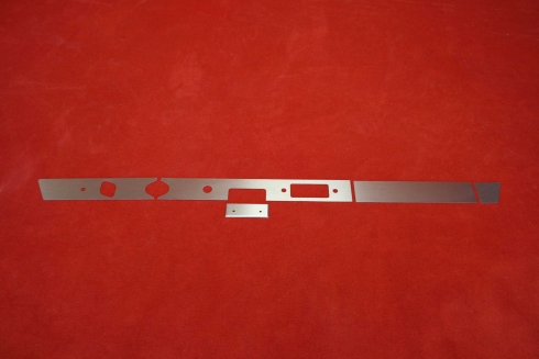 Dash trim kit (aluminium) 911 / 912 (1966) - RHD (radio)