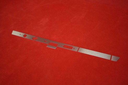 Dash trim kit (aluminium) 911 / 912 (1967) - RHD (without cutouts)