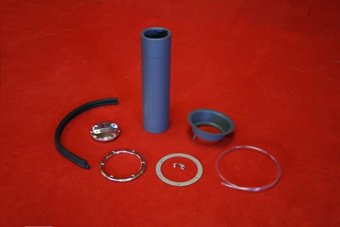 Fuel filler kit for 911 ST / RSR with screwable trim - polished