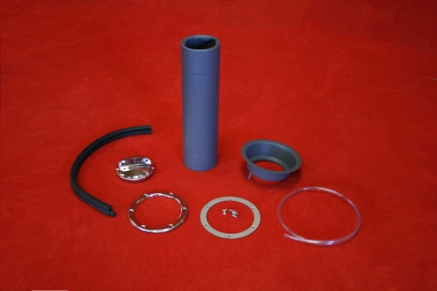 Fuel filler kit for 911 ST / RSR with screwable trim - polished