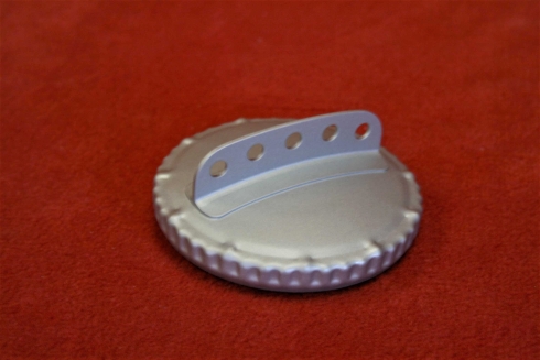 Fuel filler kit for 911 ST / RSR with screwable trim - silver painted