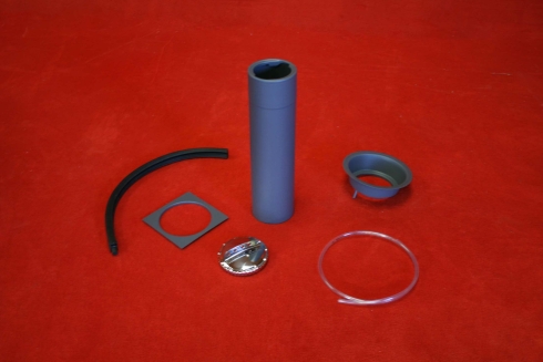Fuel filler kit for 911 ST / RSR with welding plate - polished