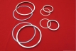Trim rings for the door speakers of the 911/964 "Singer Style" for 4 speakers