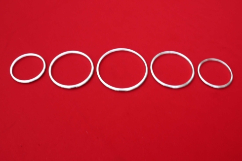 Speedometer / gauge trim rings 911 / 964 / 993 "Singer Look" for 5 instruments