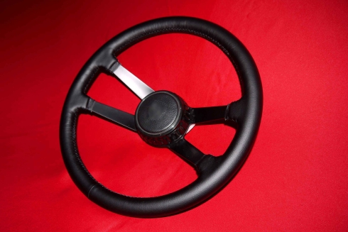 Singer Style Lenkrad für 964 (1989-1993 ohne Airbag) Ø380 mm R / RSR / ST / GT - Nabe FP kurz + Verlängerung [59 mm]