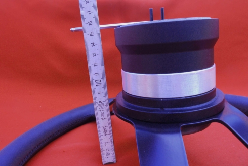 Singer Style Lenkrad für 964 (1989-1993 ohne Airbag) Ø380 mm R / RSR / ST / GT - Nabe FP kurz + Verlängerung [59 mm]