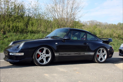 Brake air ducts for 993 - with parking light cut outs